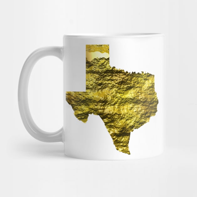 Texas Gold Map by denip